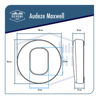 Dekoni Audio Elite Sheepskin Replacement Ear Pads for Audeze Maxwell variant 9