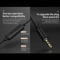 QKZ AK6 MAX In-ear Subwoofer Earphones – Dynamic Sound, Dual Options variant 11