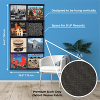 Andover 12" Vinyl Record Display Frame - LP Wall Storage variant 10