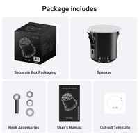 Arylic CK30C 3" 60W Coaxial HD In-ceiling Speaker variant 9