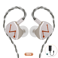LETSHUOER DZ4 Triple Dynamic Drivers In Ear Monitor Hifi IEM Earphone variant 16