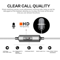 QKZ EQ1 CNC Metal Shark Fin Sports Headphones with Mic for Music & Gaming variant 9