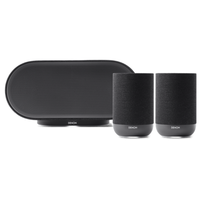 Denon Denon Home 600 with Denon Home 200 (2-Pack) Multi-room Bundle