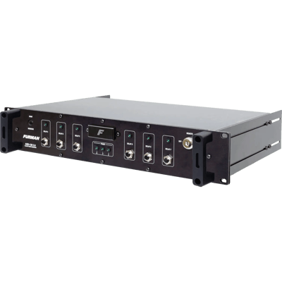 Furman 6 Circuit Sequencing Power Distribution, (6) 20A 120V circuits, 240V or 3-Phase 208V input (ASD-120 2.0)