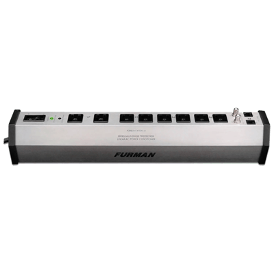 Furman 15A 8 Outlet Surge Suppressor Strip w/SMP, LiFT and EVS (PST-8)