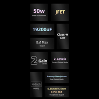 Aune S17 Pro  EVO   Headphone amplifier with AL3 XLR Balanced Male to Female 3-Pin Audio Cable 1 Pair variant 6