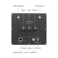 Arylic Up2Stream Plate Amp 2.1 - Multiroom Wireless 2.1 Plate Amp variant 2