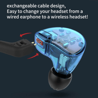 QKZ KZ ZS10 Super Bass HiFi Ten Unit Balanced Sound Earphone variant 14