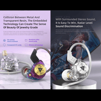 QKZ AK3 FiLe In-ear Subwoofer Earphone with Mic – Perfect for Gaming & Music variant 7