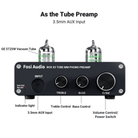 Fosi Audio Fosi Audio Box X3 Bluetooth Vacuum Tube Phono Preamp variant 5