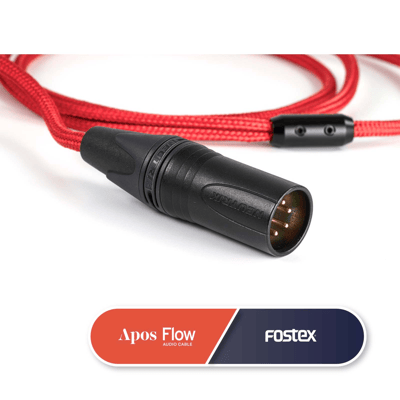 Apos x Apos Flow Headphone Cable for [Fostex] TH610 / TH900mk2 / TH909