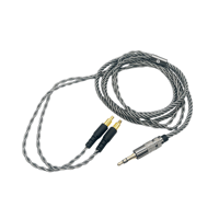 Strauss & Wagner  Vigo A2DC to 3.5mm 4-core Silver Headphone Cable for Audio-Technica variant 1
