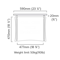 Quadraspire the performance HiFi wall shelf variant 8