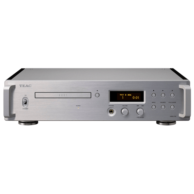 TEAC- USA TEAC VRDS-701 Dual Monaural USB/DAC CD Player/Pre-Amp/Headphone Amplifier - Silver - J