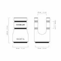 Viablue ROCKET XL Cable Lifter Granite variant 5