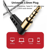 QKZ AK7 3.5mm Sports In-ear Stereo HIFI Bass Earphones for Gaming & Music variant 5