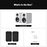 Fosi Audio Fosi Audio SP601 Black Version Bookshelf Speakers variant 7