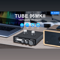 FX Audio TUBE-06MKII 6N3 dac tube preamplifier with active subwoofer variant 7