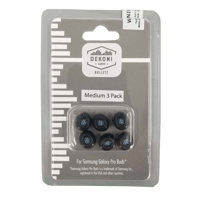 Dekoni Audio Premium Memory Foam Isolation Earphone Tips Black – Samsung Galaxy Buds variant 6