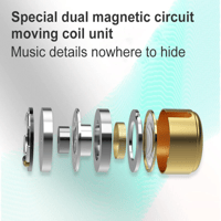 QKZ KZ-EDX PRO HiFi In-Ear Sports Headphones, 1.25m, with Mic & Basic variant 11