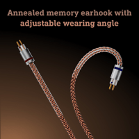 LETSHUOER LR-Nebula 6N Monocrystalline Copper IEM Cable with 0.78mm 2 Pin（3.5mm/4.4mm） variant 5