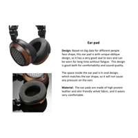 Sivga Audio Planar Magnetic Over-ear Open-back Wood Headphone variant 14