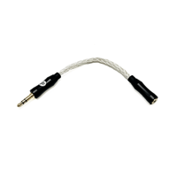 Strauss & Wagner  SW-2535A 2.5mm Female to 3.5mm Male 8-Core Silver Adapter variant 1