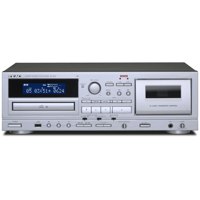 TEAC- USA TEAC AD-850-SE Cassette Deck CD Player - Silver variant 1