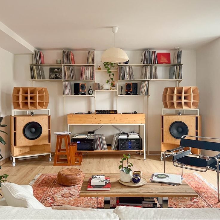 Music integrated into a beautifully designed living space