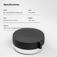 LETSHUOER BS1 Metal Round Earphone Storage Case variant 9
