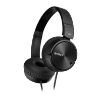 Sony MDR-ZX110NC Noise Canceling On-ear Headphones | Black variant 2