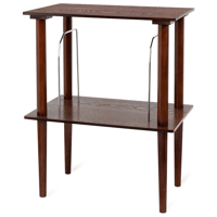 Victrola Wooden Stand with Record Holder variant 1