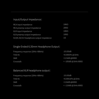 Aune S17 Pro  EVO   Headphone amplifier with AL3 XLR Balanced Male to Female 3-Pin Audio Cable 1 Pair variant 24