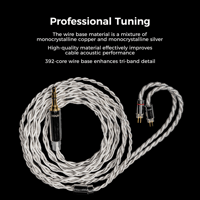 LETSHUOER M11 silver-plated copper cable with 392-strands 2 pin （3.5mm/4.4mm） variant 3