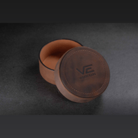 Vision Ears Round Case - leather (brown) variant 1
