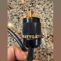 JM Audio Editions 6Ft ZCABLES AC Power Cord Gold Lightening Wattgate 330 Made in USA variant 3
