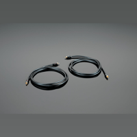 Transparent Cable Hardwired RCA Interconnect variant 1