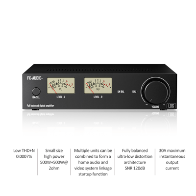 FX Audio L06 Fully balanced line architecture power amplifier