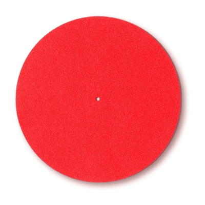 Rega Turntable Mat - Red