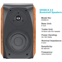 Fosi Audio Fosi Audio DK560-N Bookshelf Speakers variant 7