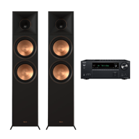 Klipsch RP-8000F II 2.0.0 Dual Floorstanding Speaker With Onkyo TX-NR6100 7.2 Ch AV Receiver variant 1