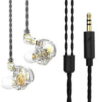 QKZ AK6 MAX In-ear Subwoofer Earphones – Dynamic Sound, Dual Options variant 2