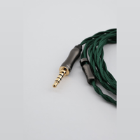 Tipsy Premium 1.5 m Cotton-Wrapped Silver-Plated IEM Cable + Built-In Mic & Controls variant 3