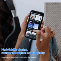 QKZ Innovative USB-C to 3.5mm Audio Adapters for Seamless Sound variant 5