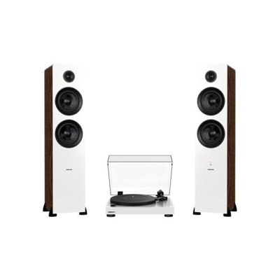 Fluance RT81 Elite High Fidelity Vinyl Turntable with Ai81 Elite Powered 2-Way Floorstanding Tower Speakers