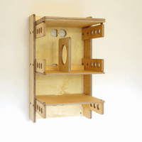 Apos x Apos x MattyBlue Wall-mounted Audio Rack variant 1