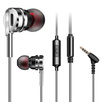 QKZ DM9 All-Metal In-Ear Sports Music Headphones with Mic variant 1