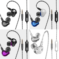 QKZ F910 In-Ear Subwoofer Earphones with Dual Dynamic Drivers & Mic variant 10