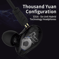 QKZ KZ ED16 Earphone Balanced Armature Heavy Bass variant 3