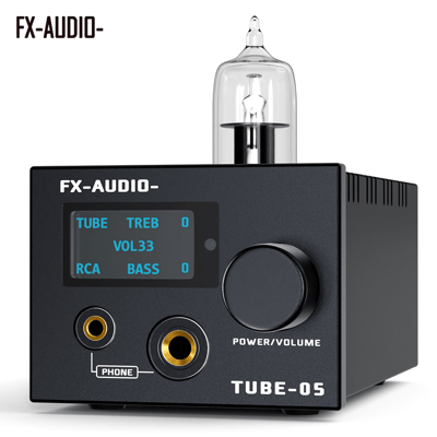 FX Audio TUBE-05 12AU7 tube preamp headphone amplifier